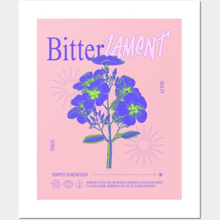 Bitter Lament Sad Sadness Tragic feelings wild flower Posters and Art